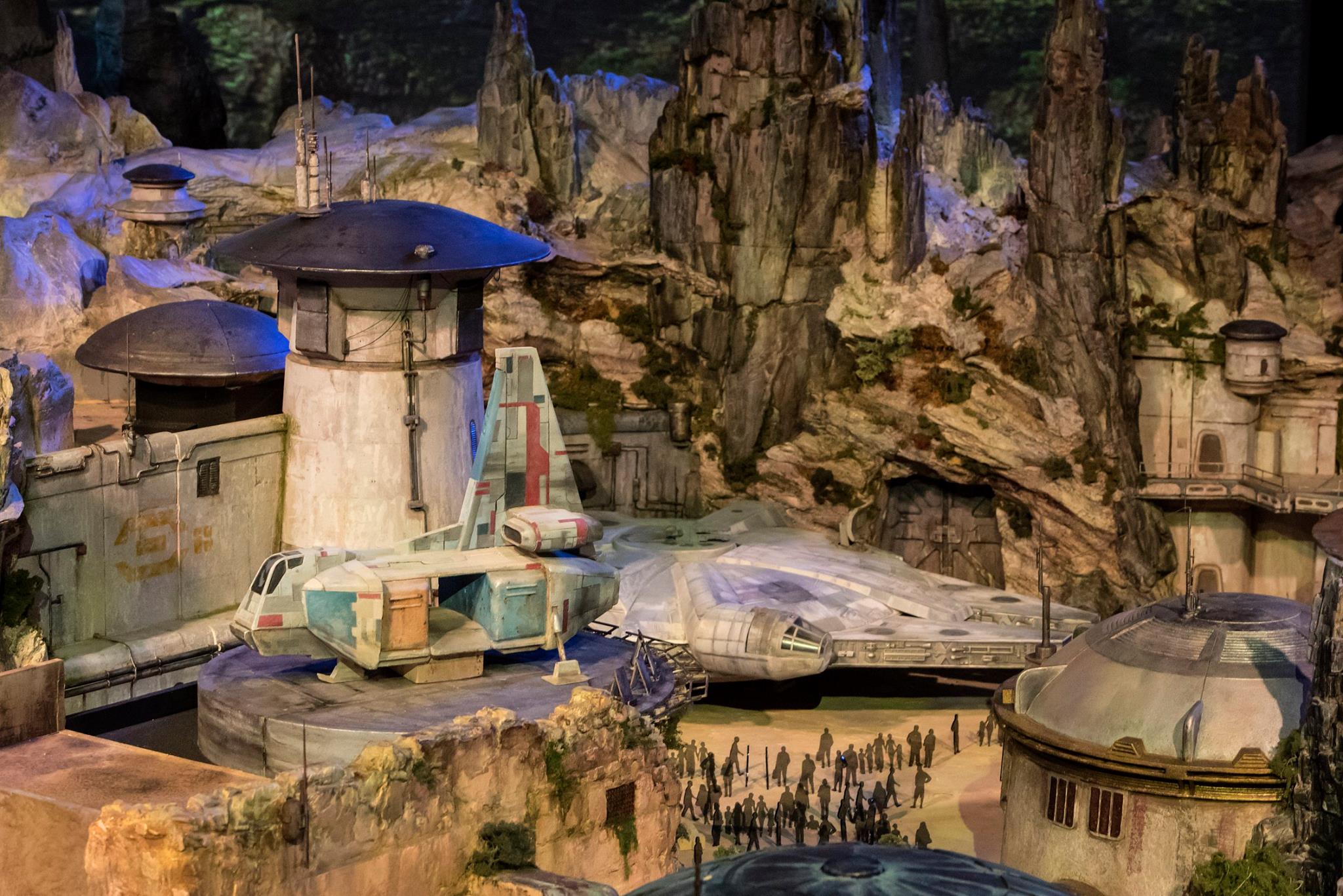 Das Star-Wars-Land als Modell