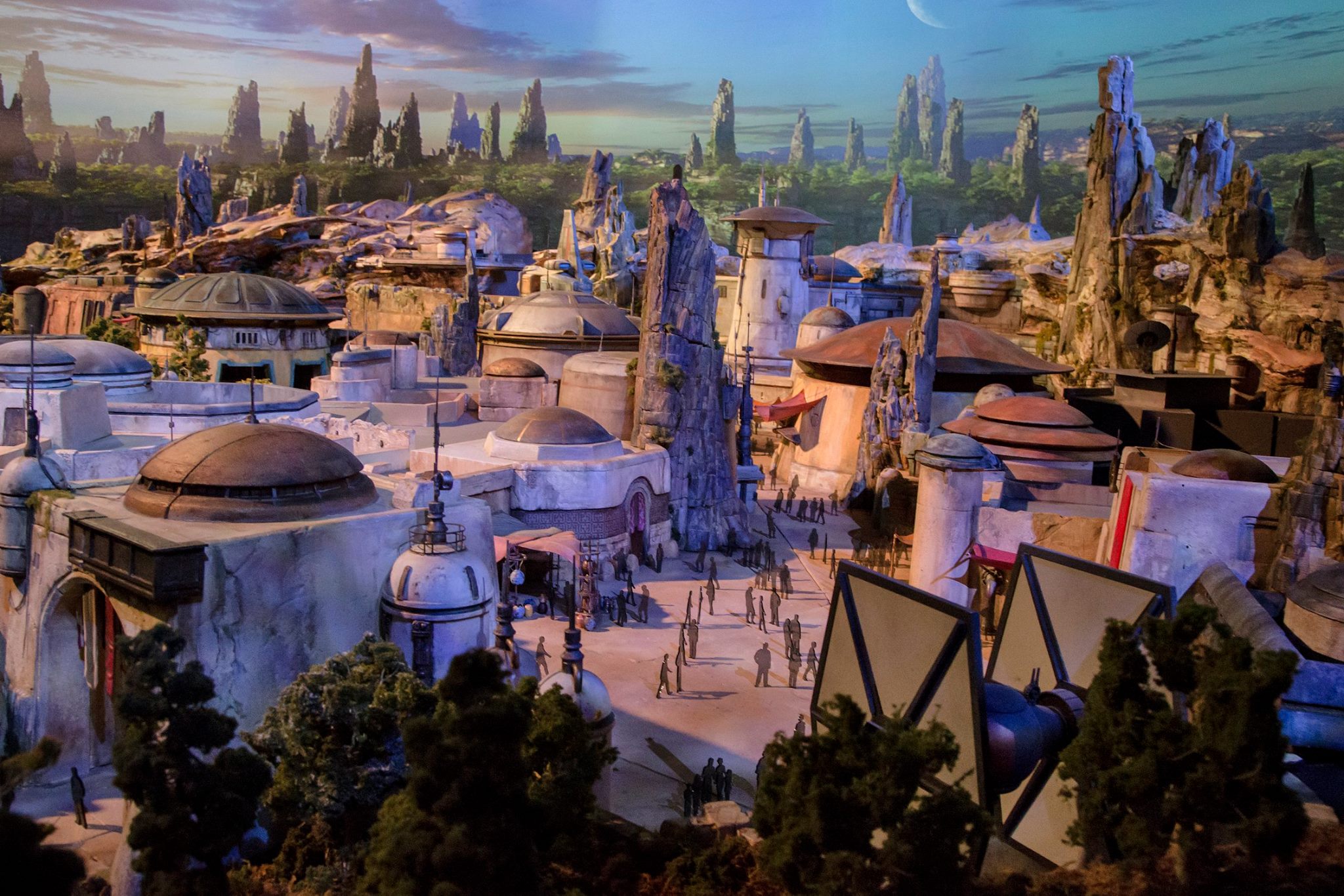 Das Star-Wars-Land als Modell