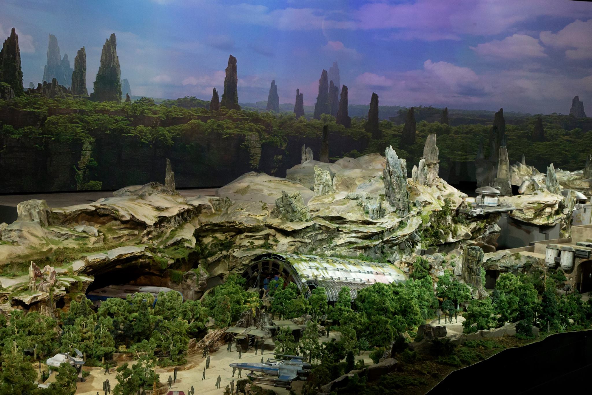 Das Star-Wars-Land als Modell