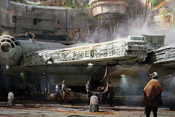 Neue Bilder vom Star-Wars-Land