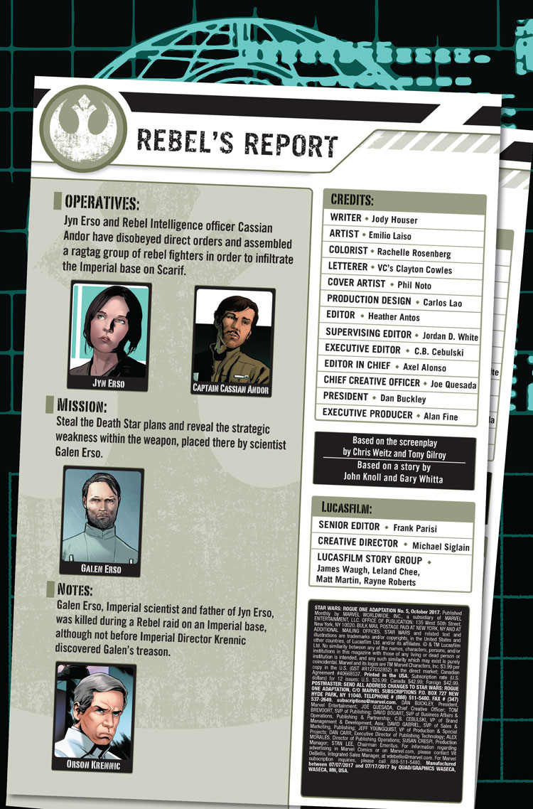 Vorschauseiten zu Rogue One #5