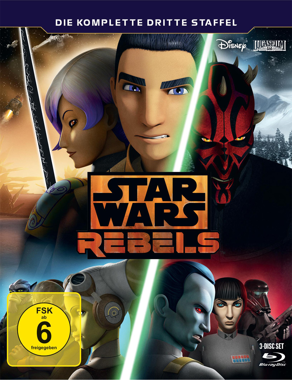 Star Wars Rebels - Die komplette dritte Staffel auf Blu-ray
