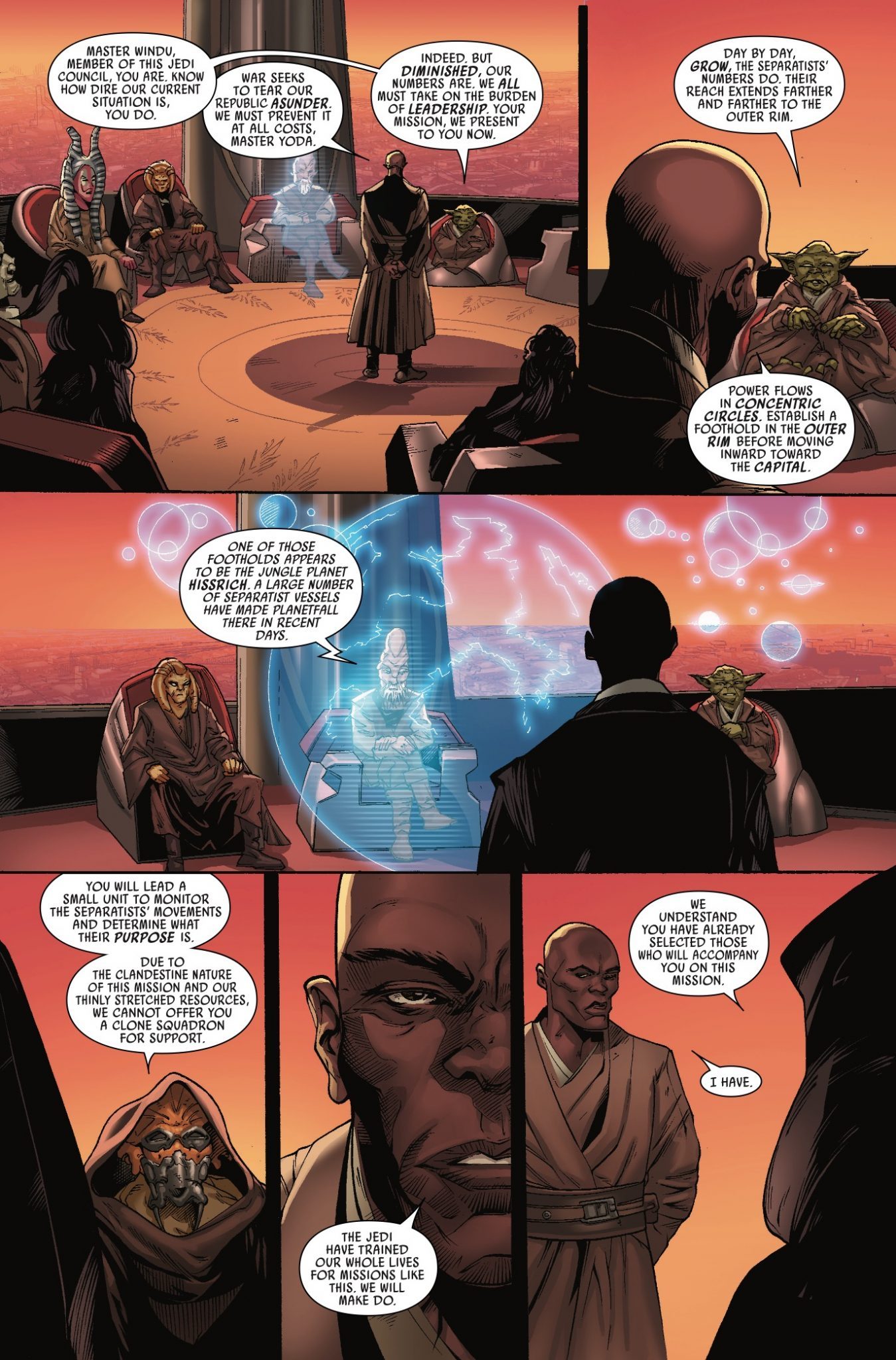 Vorschauseiten zu Jedi of the Republic - Mace Windu #1