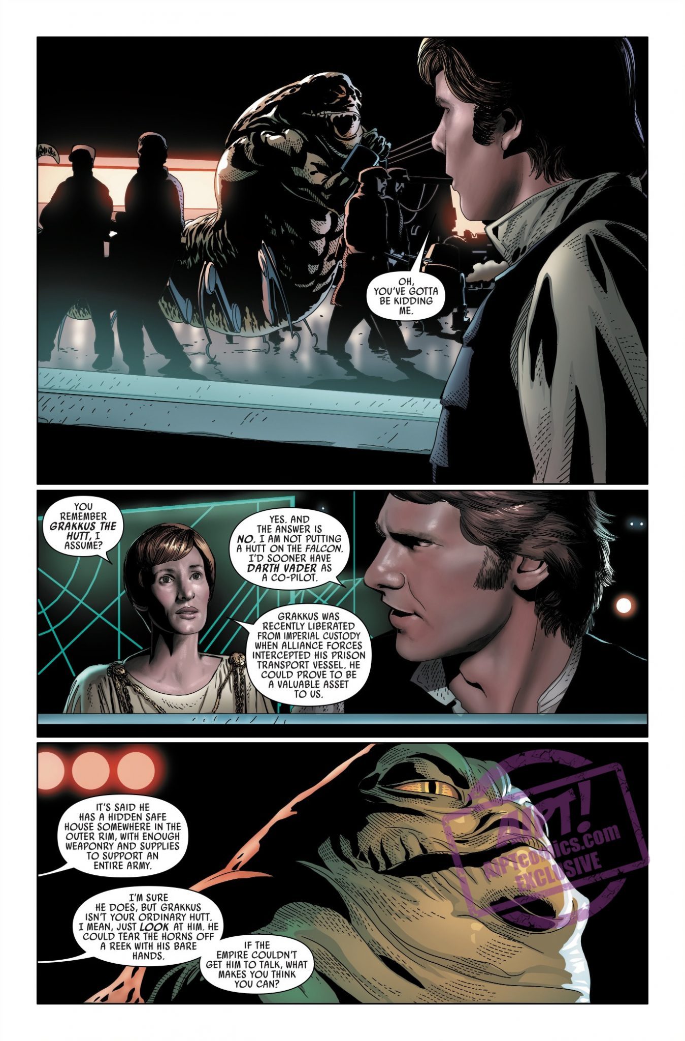 Vorschauseiten zu Star Wars #35