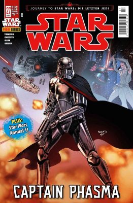 Acht deutsche Vorschauseiten zu Captain Phasma #1
