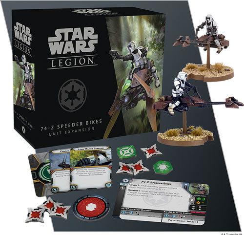 Star Wars: Legion - 74-Z-Düsenschlitten