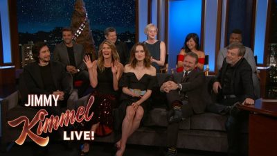 Jimmy Kimmel empfängt die Crew von Die letzten Jedi