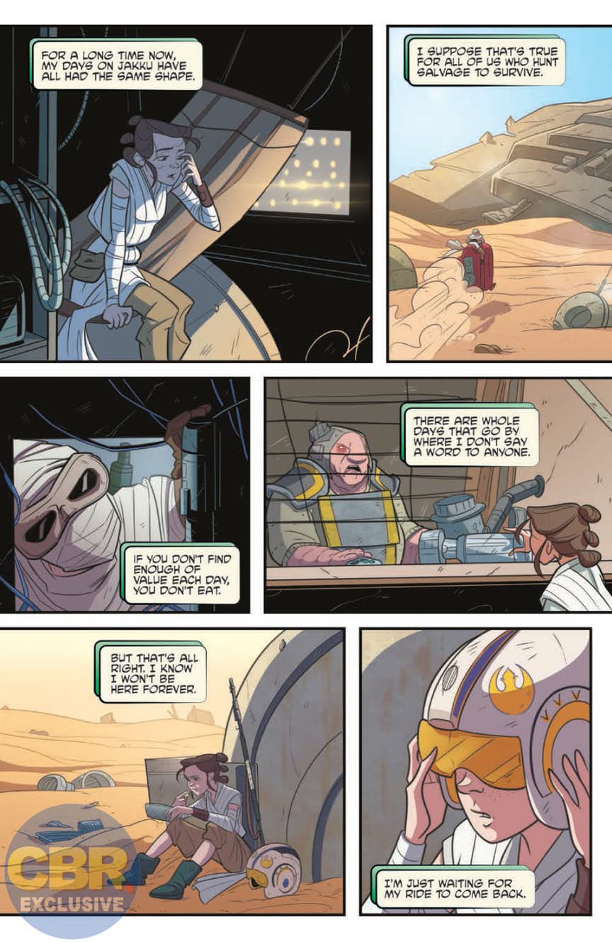 Vorschauseiten zu Forces of Destiny – Rey