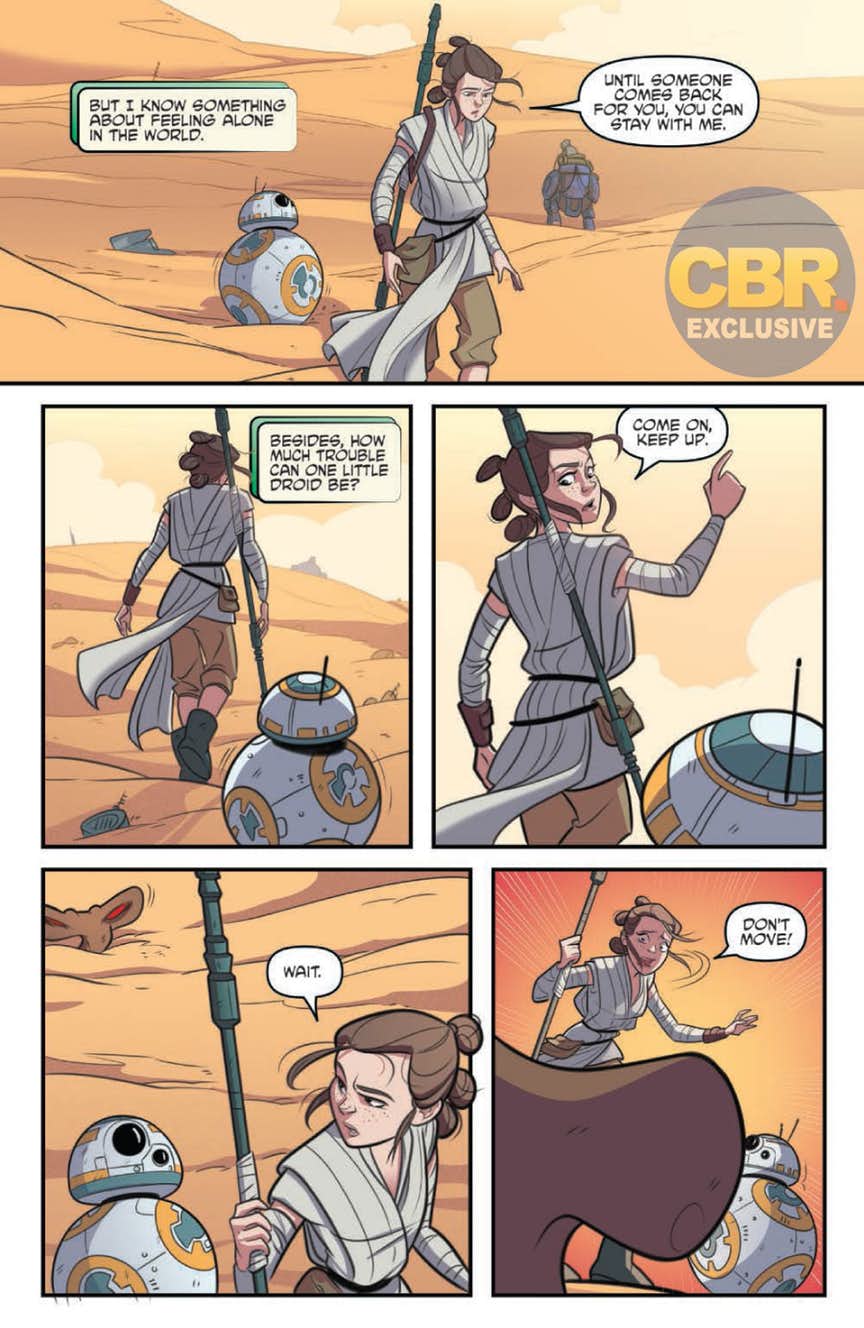 Vorschauseiten zu Forces of Destiny – Rey