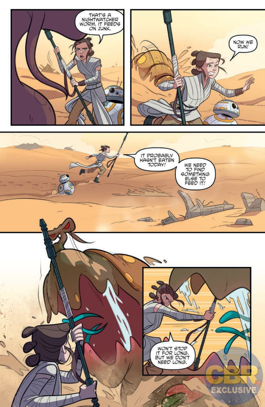 Vorschauseiten zu Forces of Destiny – Rey