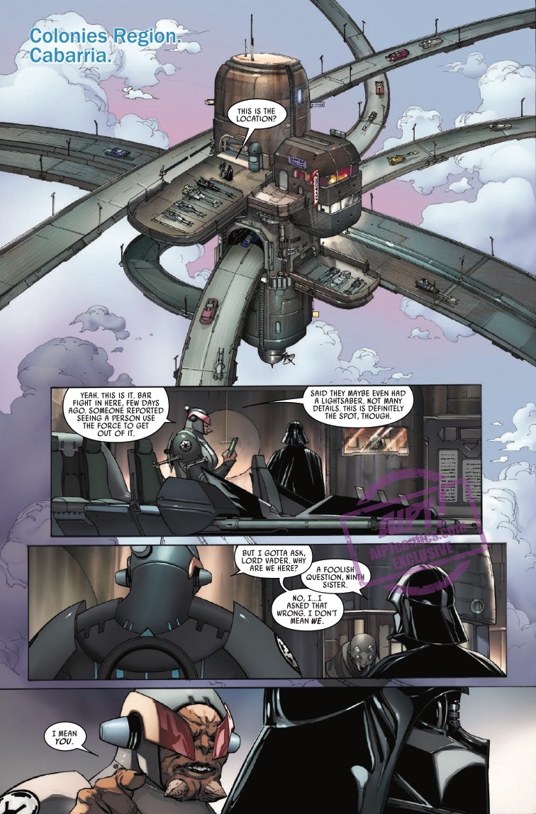 Vorschauseiten zu Darth Vader #11