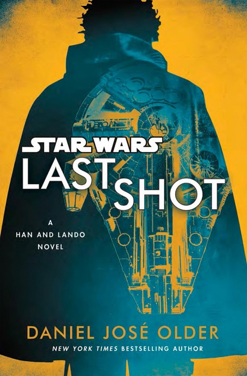 <i>Last Shot</i> von Daniel José Older“> “Wir springen durch die Zeit,“ meint Siglain. “Wir wollten schon lange ein Abenteuer erzählen mit Han und Lando, welches nach Episode VI spielt. Zudem wollten wir den Kontrast zwischen dieser Zeit und deutlich früheren Phasen ihres Lebens wissen. Ein Verbrecherlord sucht den Eigentümer des Millennium Falken, aber denkt fälschlicherweise, dass es sich dabei um Han Solo handelt, während es in Wahrheit Lando ist – sodass Lando in etwas verwickelt wird, was eigentlich Hans Schuld ist. Nach all diesen Jahren müssen Han und Lando da etwas berichtigen, was viel früher stattgefunden hat.“</p>
<div align=