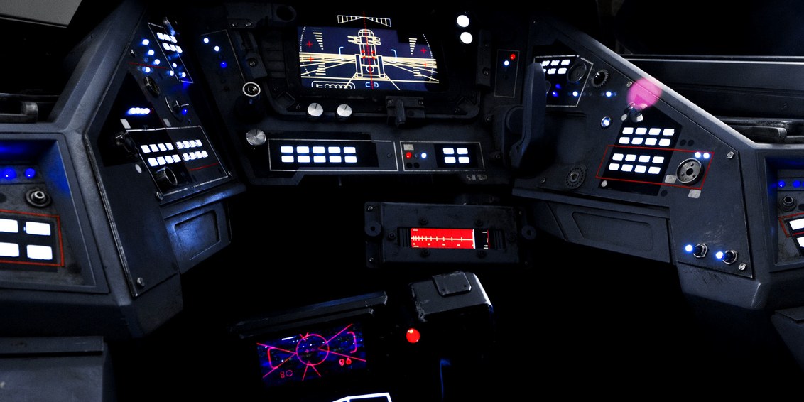 Anzeigen in Poes X-Wing