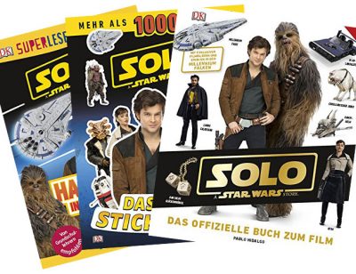 Drei deutsche Begleitbücher zu Solo – A Star Wars Story!