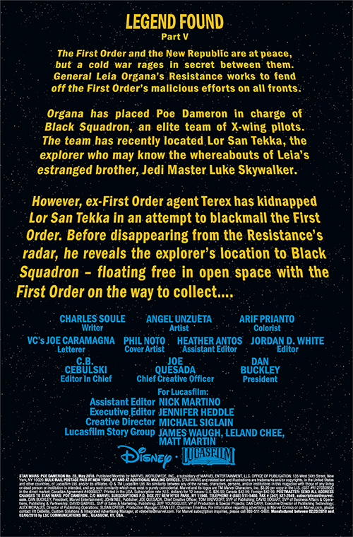 Vorschauseiten zu Poe Dameron #25