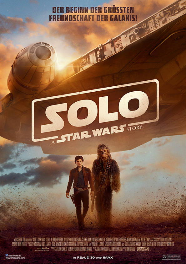 Das deutsche Kinoplakat zu Solo: A Star Wars Story