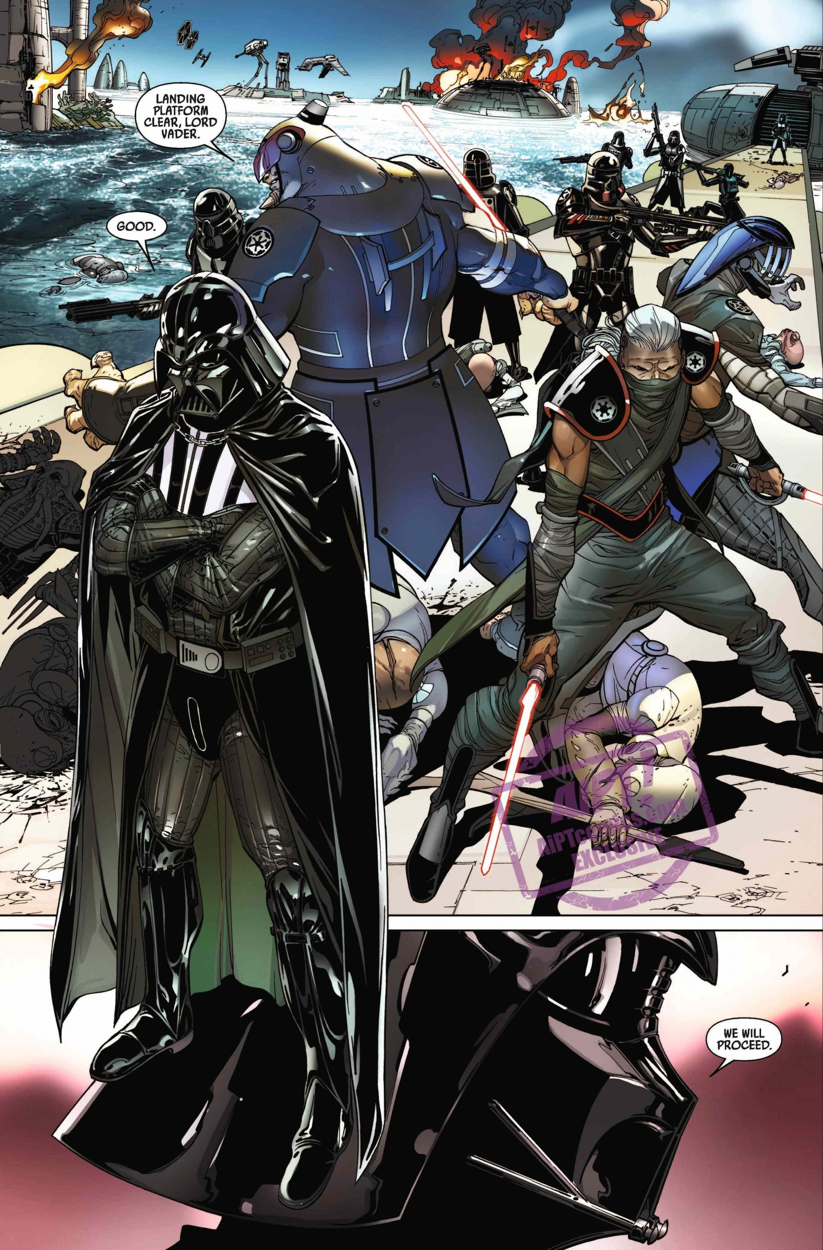 Vorschauseiten zu Darth Vader #14