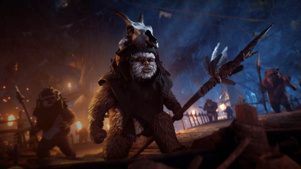 <i>Star Wars: Battlefront II</i> – Nacht auf Endor“></div><p>Das größte Thema des neuen Updates ist sicherlich der neue Spielmodus namens Ewok-Jagd, der am 18. April erscheint und dem DICE seinen <a href=
