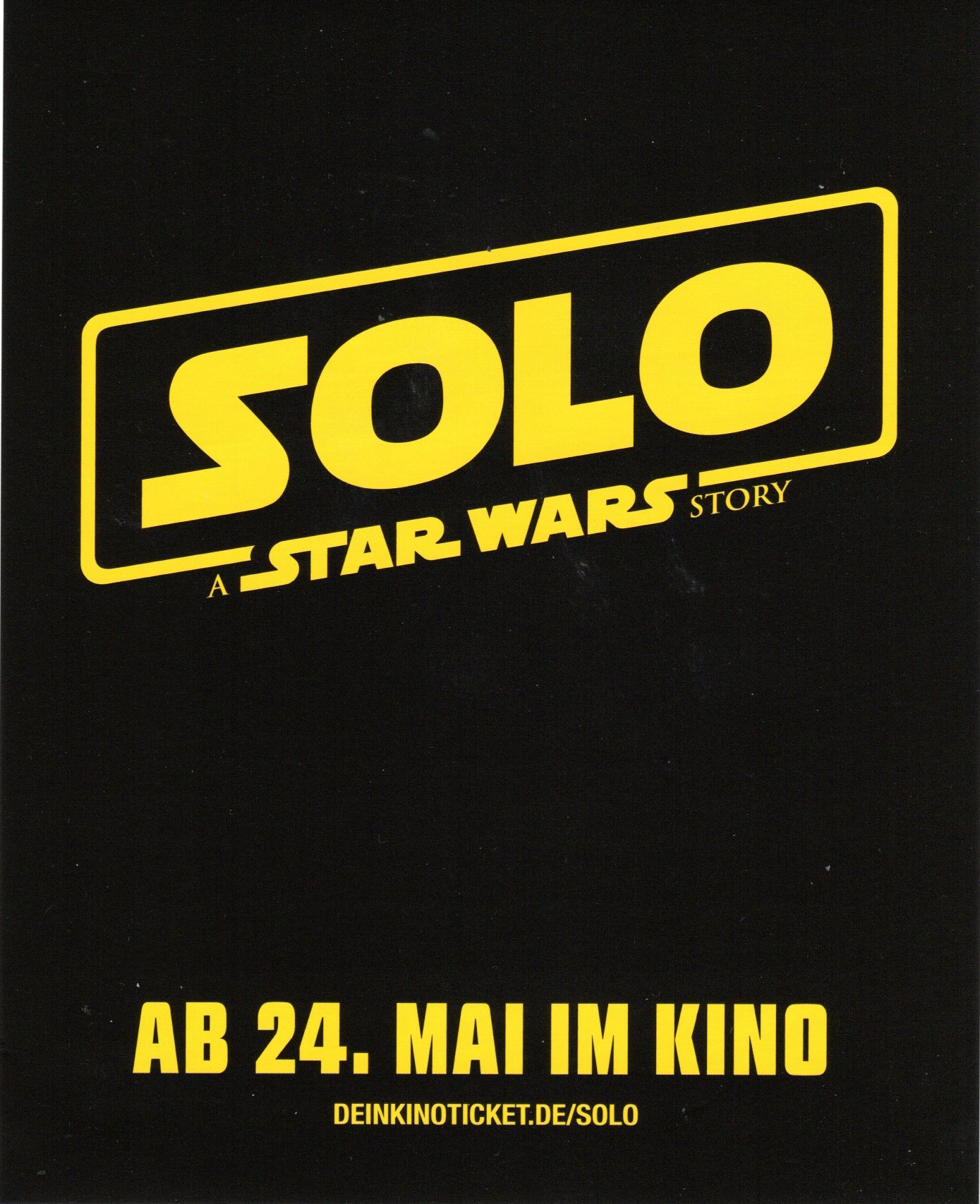 Solo-Flyer - Vorderseite