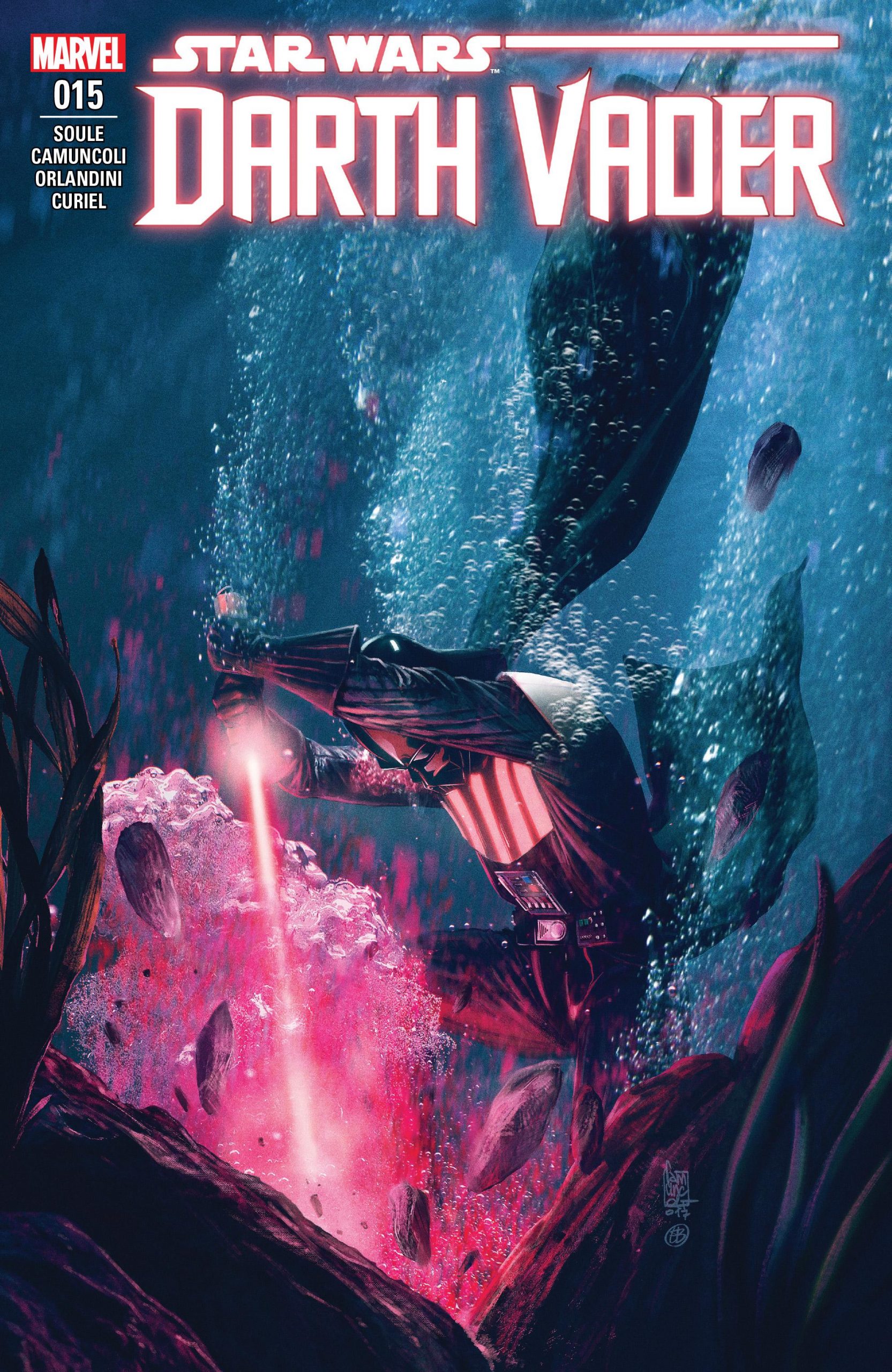 Cover zu Darth Vader #15: Burning Seas, Part 3
