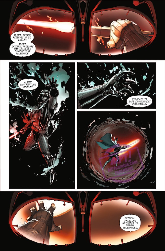 Vorschauseiten zu Darth Vader #15: Burning Seas, Part 3
