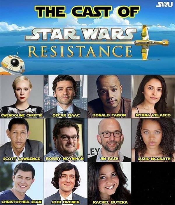 Der Cast von Star Wars Resistance