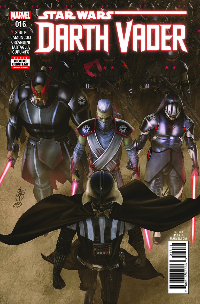 Cover zu Darth Vader #16: Part IV Burning Seas