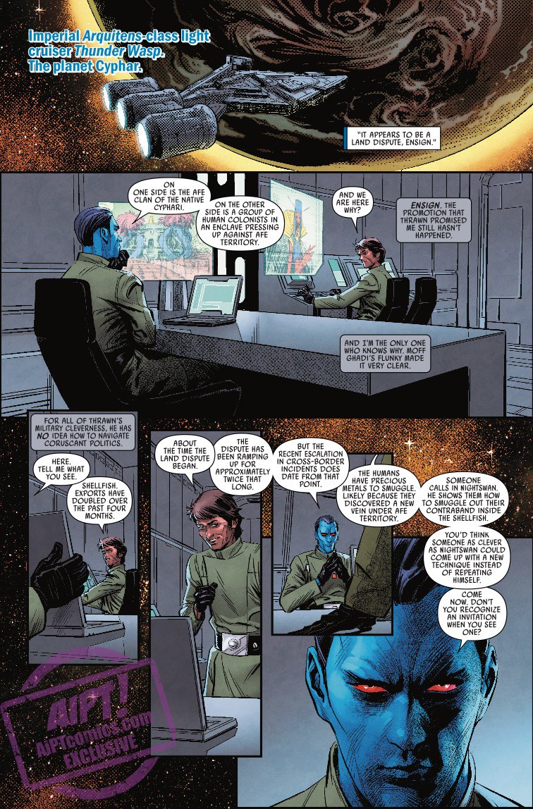 Vorschauseiten zu Thrawn #4