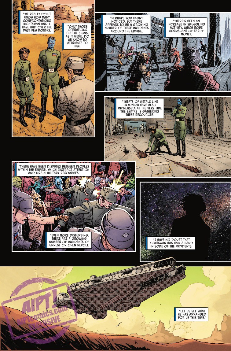 Vorschauseiten zu Thrawn #4