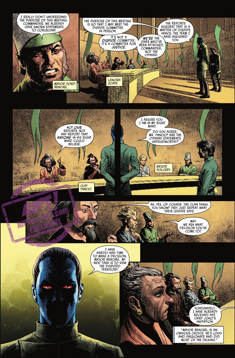 Vorschauseiten zu Thrawn #4