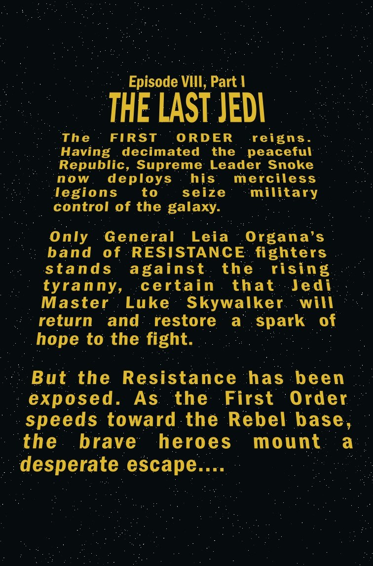 Vorschauseiten zu The Last Jedi #1