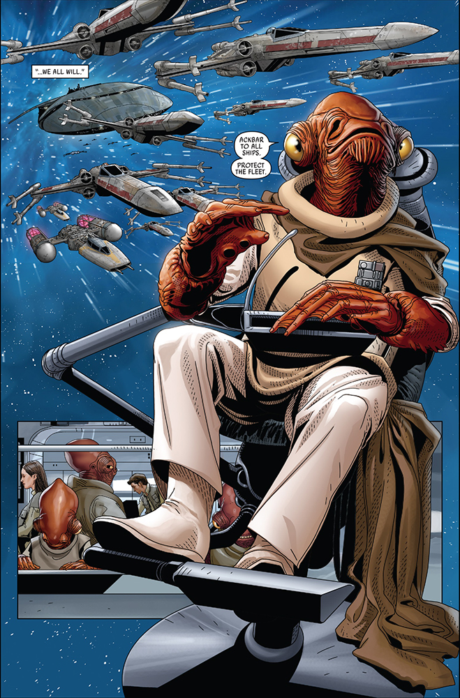 Vorschauseiten zu Star Wars #49: Mutiny at Mon Cala