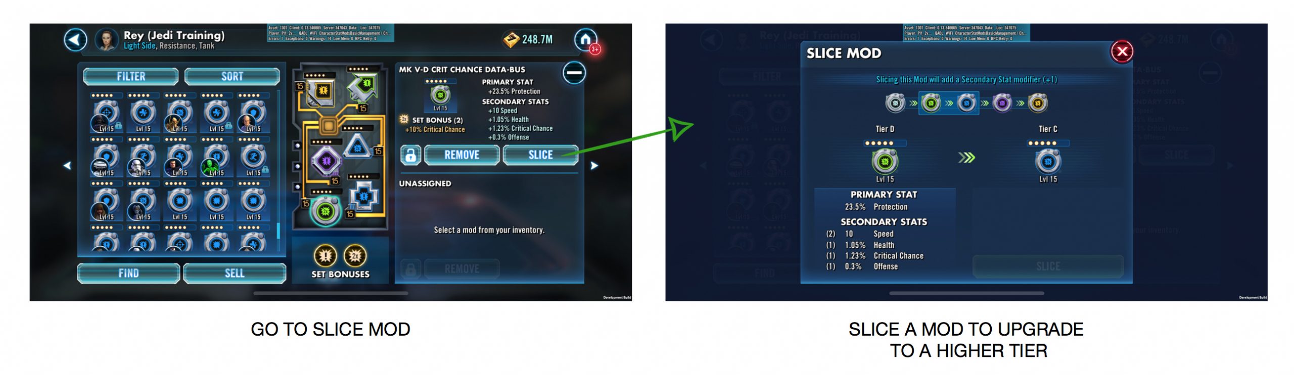 Galaxy of Heroes: Slicing