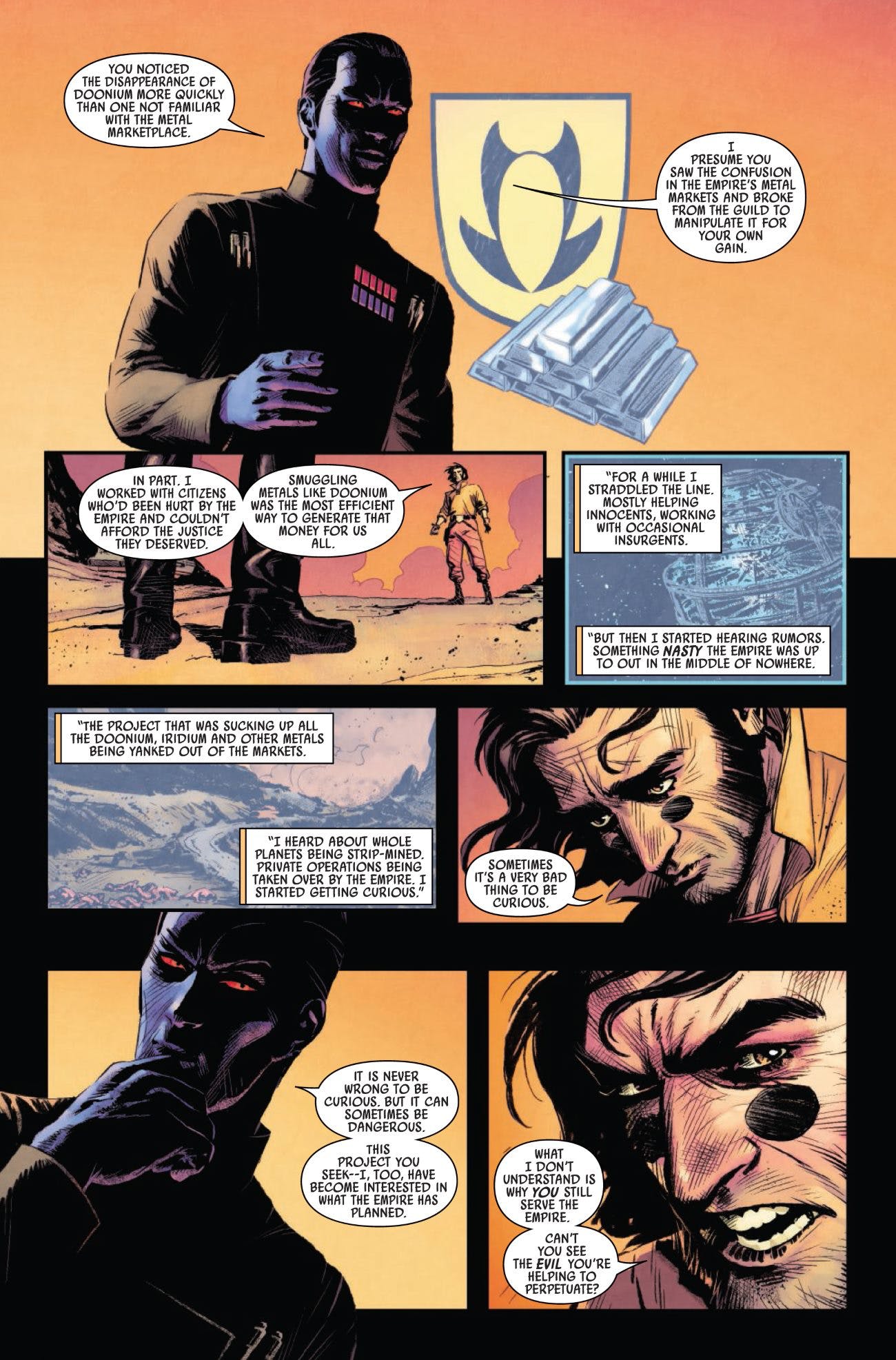 Vorschauseiten zu Thrawn #6
