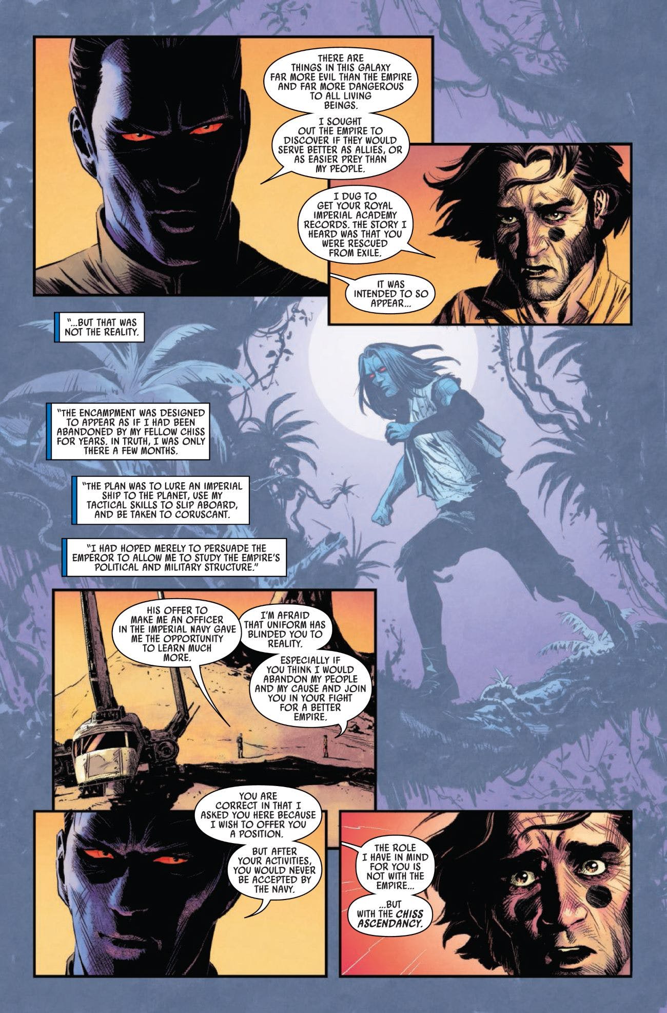 Vorschauseiten zu Thrawn #6