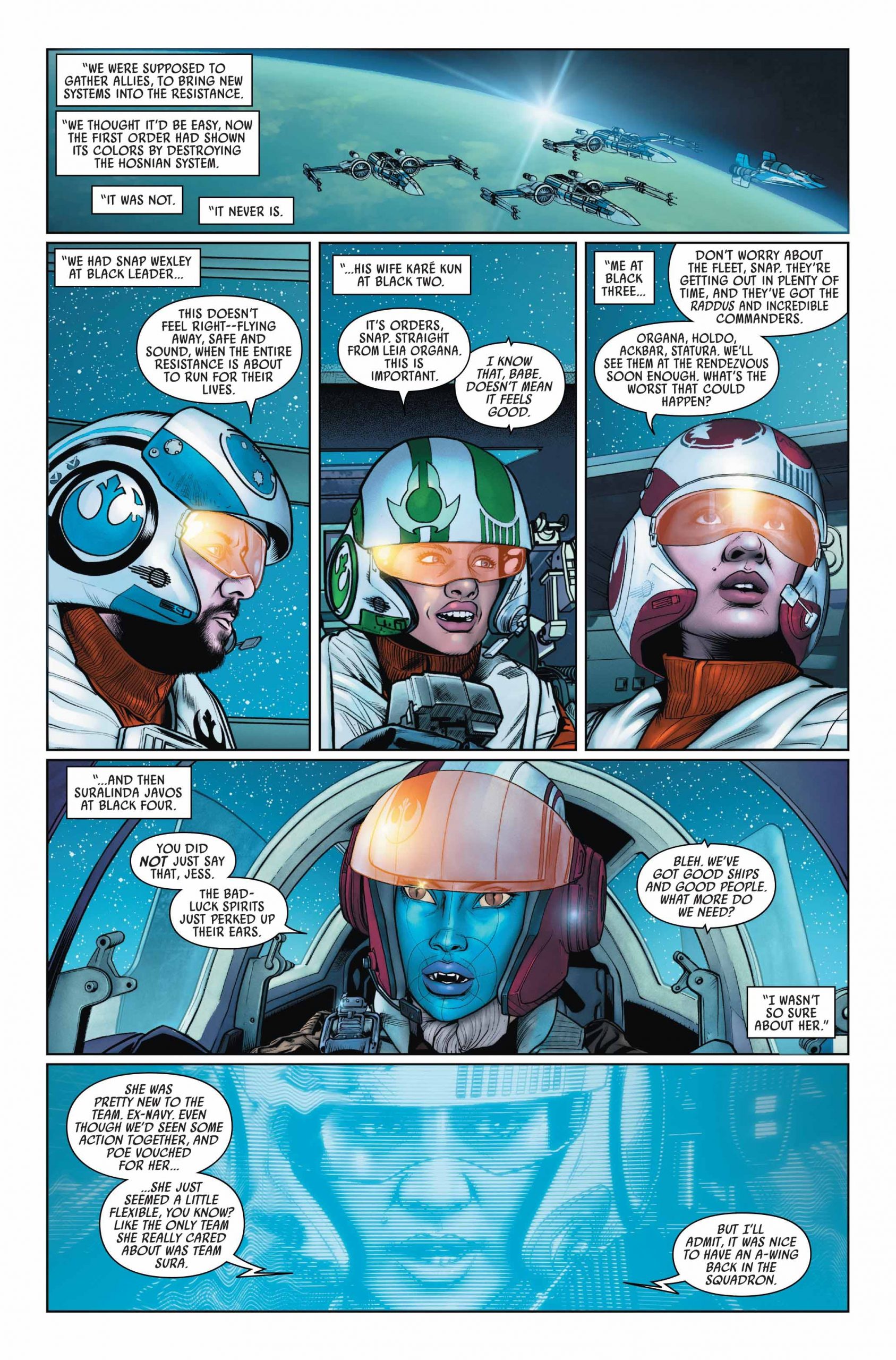 Vorschauseiten zu Poe Dameron #29: The Awakening, Part 3