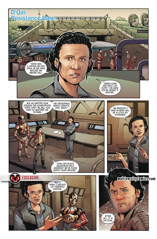 Vorschauseiten zu Poe Dameron Annual #2