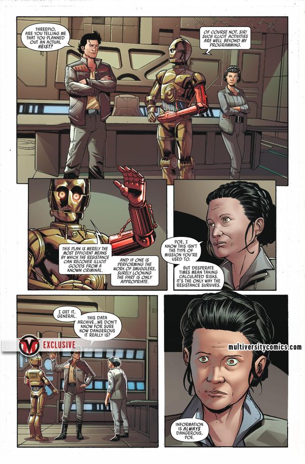 Vorschauseiten zu Poe Dameron Annual #2