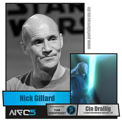 „Swordmaster“ Nick Gillard kommt zur NFC!
