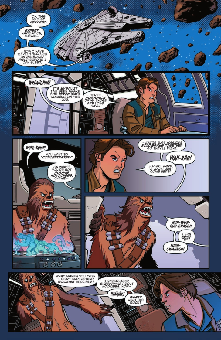 Vorschauseiten zu Star Wars Adventures #14