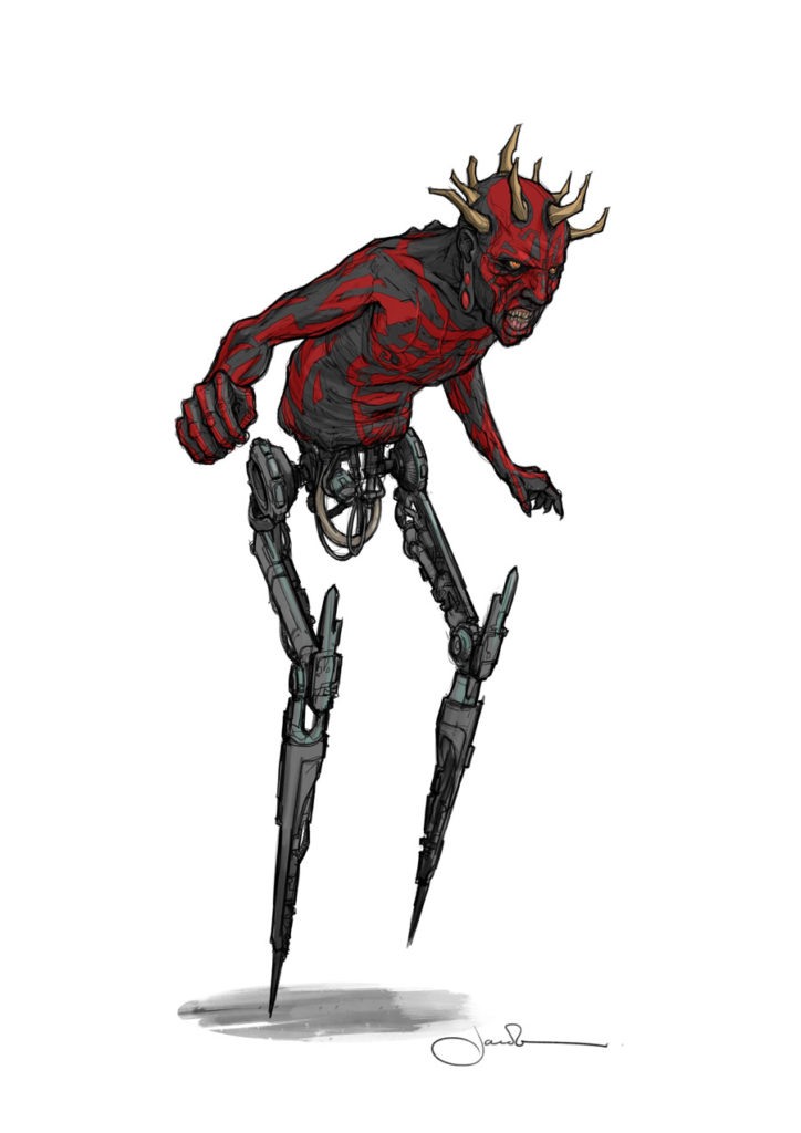 Darth Maul Konzeptzeichnungen #1