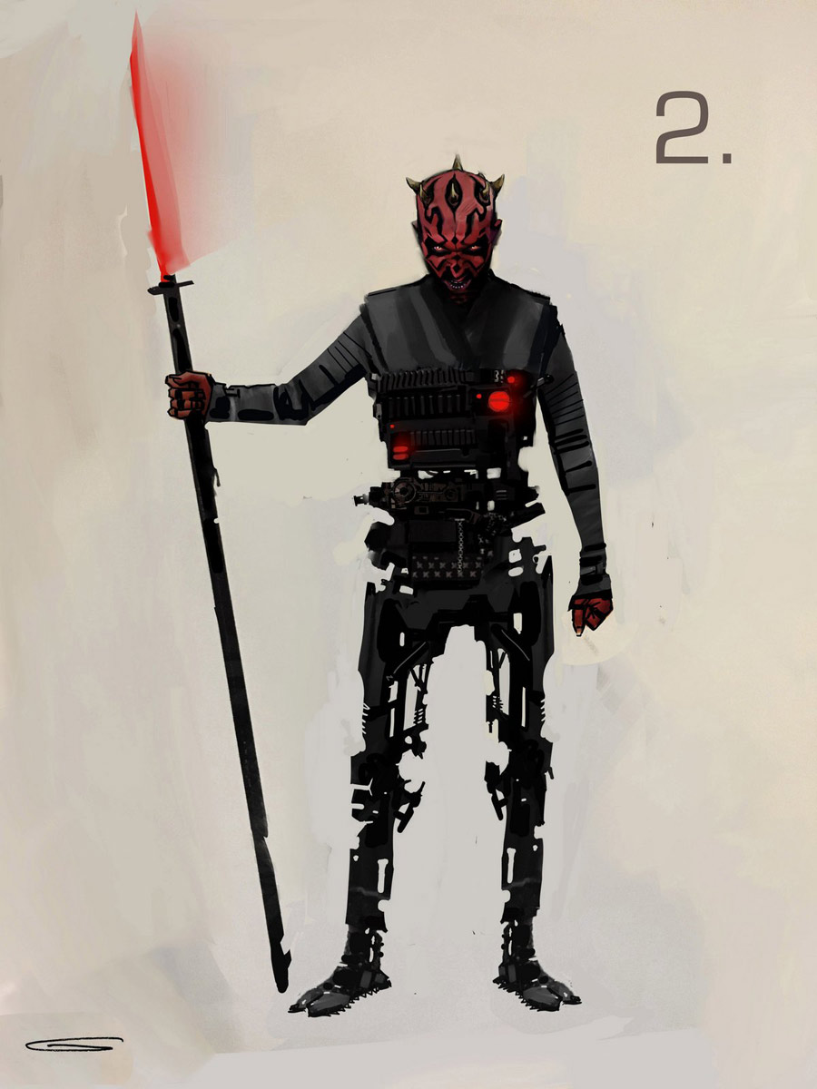 Darth Maul Konzeptzeichnungen #3