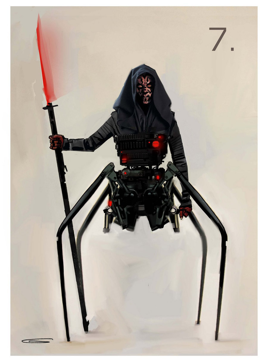 Darth Maul Konzeptzeichnungen #4
