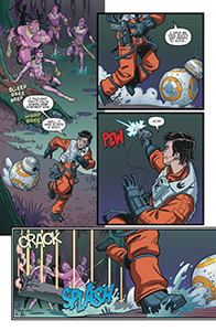 Vorschauseiten zu Star Wars Adventures #15