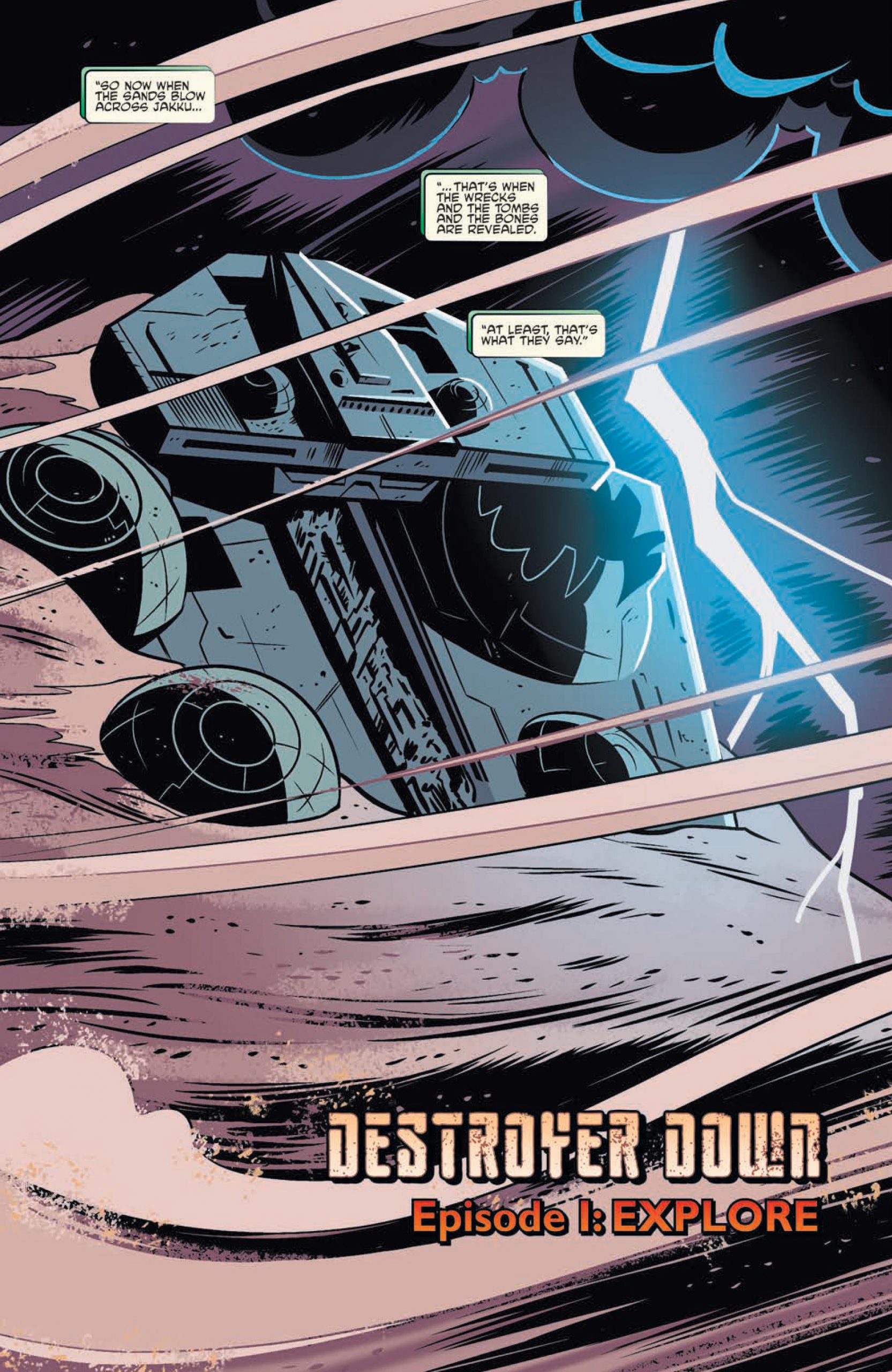 Vorschauseiten zu Star Wars Adventures: Destroyer Down #1