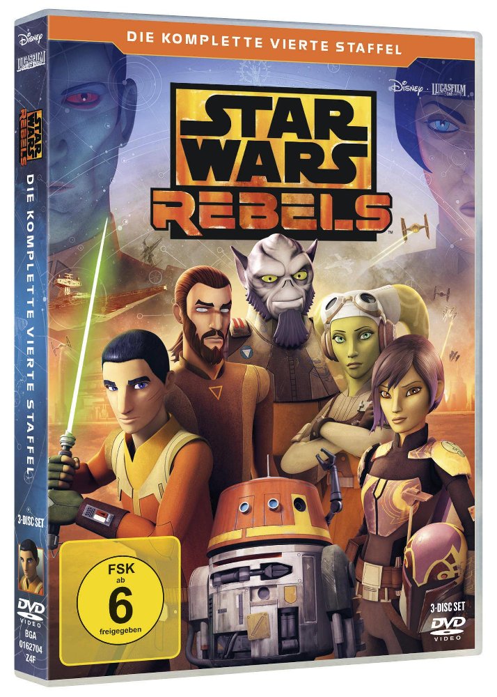 Star Wars Rebels Staffel 4 - DVD-Cover © 2018 & TM Lucasfilm Ltd.