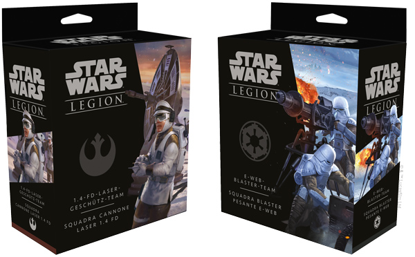 Star Wars: Legion - 1.4-FD Lasergeschütz-Team und E-Web-Blaster-Team