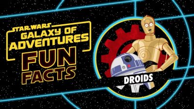 Neue Galaxy of Adventures Fun Facts mit dem Thema Droiden