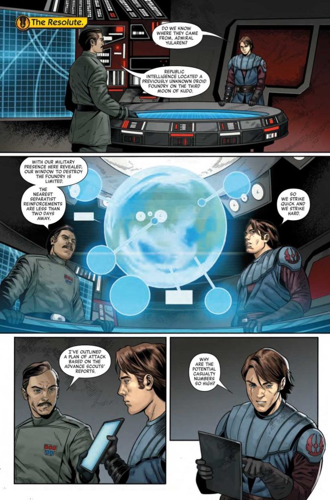 Vorschauseiten zu Age of Republic: Anakin Skywalker #1