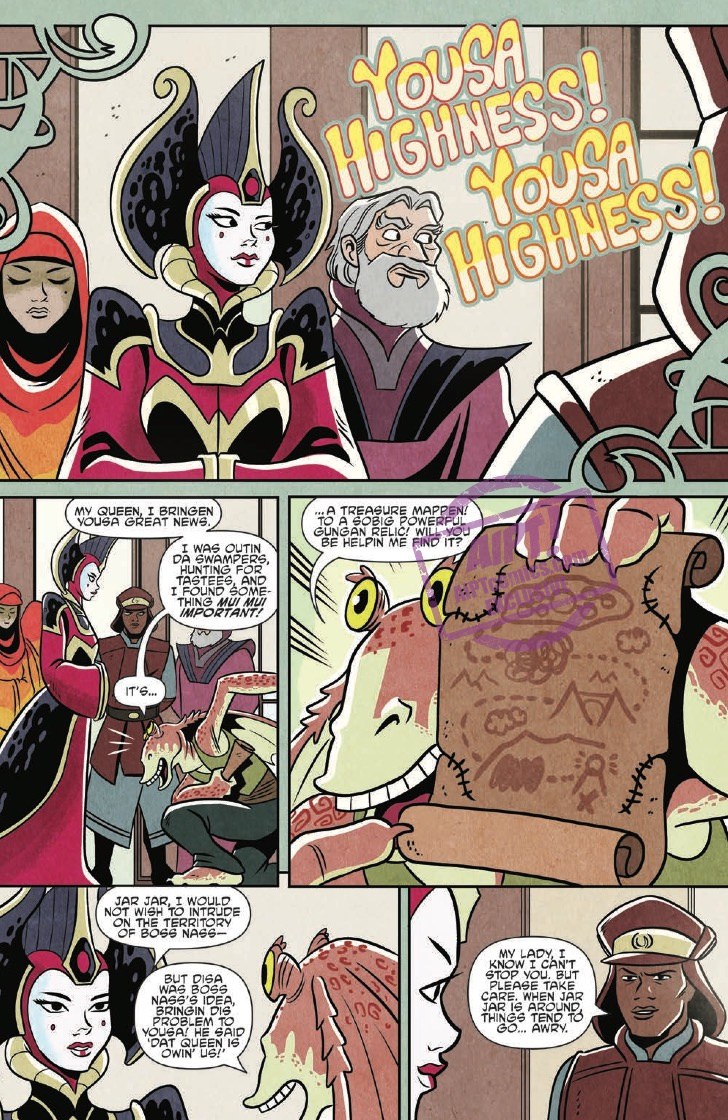 Vorschauseiten zu Star Wars Adventures #18
